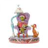 Jim Shore - Grinch in a large Chair Light Up Figurine