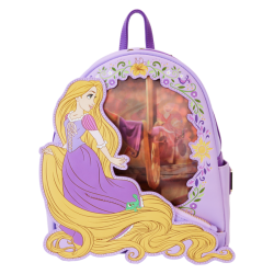 Loungefly Tangled - Rapunzel Princess Lenticular 10" Faux Leather Mini Backpack