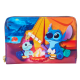 Loungefly Lilo & Stitch - Camping Cuties 4" Faux Leather Zip-Around Wallet