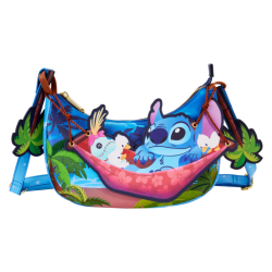 Loungefly Lilo & Stitch - Camping Cuties 6" Faux Leather Crossbody Bag