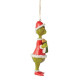 Jim Shore - The Grinch with Christmas Banner Hanging Ornament