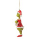 Jim Shore - The Grinch with Christmas Banner Hanging Ornament