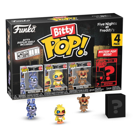 Five Nights at Freddy's Bitty POP! Vinyl Figure 4-Pack Nightmare Bonnie 2,5 cm