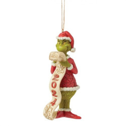 Jim Shore - 2024 Grinch Hanging Ornament