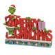 Jim Shore - Merry Grinch-Mas Sign