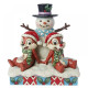 Disney Traditions - Chip n Dale Snowman Figurine