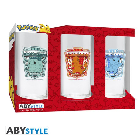 Pokemon - 3 Glass Set