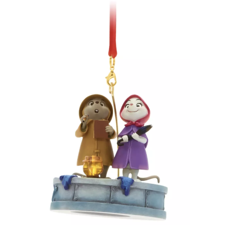 Disney Bernard and Miss Bianca Light-Up Living Magic Sketchbook Ornament, The Rescuers