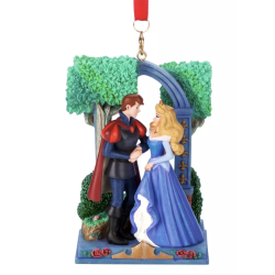 Disney Aurora and Phillip Pink Sketchbook Ornament, Sleeping Beauty