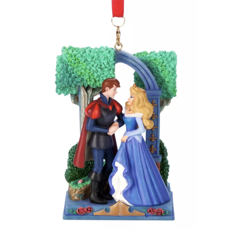 Disney Aurora and Phillip Pink Sketchbook Ornament, Sleeping Beauty