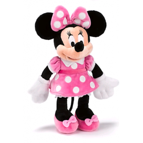 Disney Minnie Mouse Roze Jurk Knuffel Medium