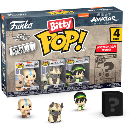 Avatar: The Last Airbender - Aang, Appa, Toph & Mystery Bitty Series 01 Pop! Vinyl Figure 4-Pack