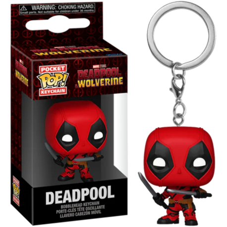 Deadpool & Wolverine (2024) - Deadpool Pocket Pop! Keychain