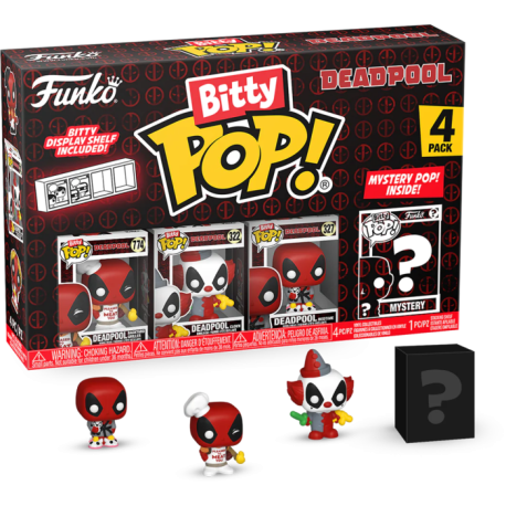 Deadpool Bitty POP! Vinyl Figure 4-Pack BBQ Master 2,5 cm