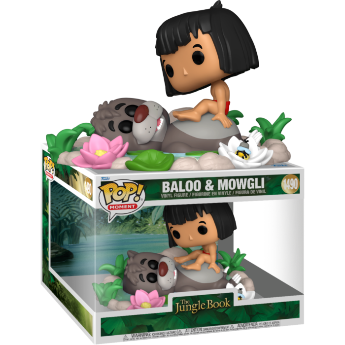 Funko Pop 1490 Baloo Mowgli, The Jungle Book
