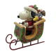 Jim Shore - Snoopy & Woodstock in a Sleigh