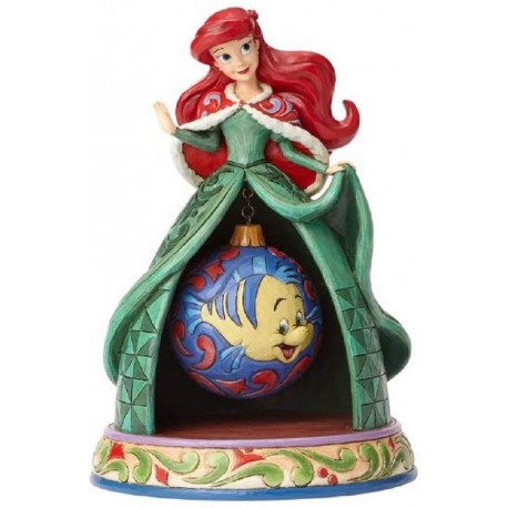 Jim Shore Disney Traditions Tidings Of Wonder Ariel Mermaid Figurine