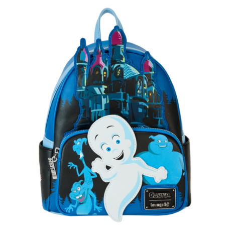 Loungefly Casper the Friendly Ghost - Glow in the Dark 10" Faux Leather Mini Backpack