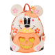 Loungefly - Minnie Floral Ghost Light Up Glow in the Dark 10" Faux Leather Mini Backpack
