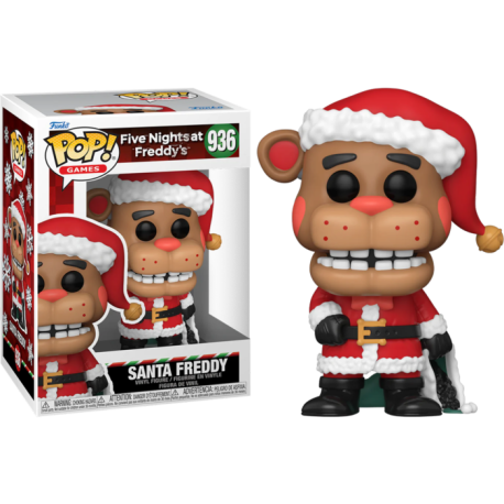 Funko Pop 936 Santa Freddy, Five Nights At Freddy's