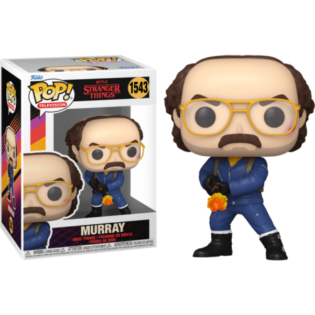 Funko Pop 1543 Murray with Flametrooper, Stranger Things