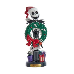 Disney - Nightmare Before Christmas - Jack Skellington With Wreath Nutcracker