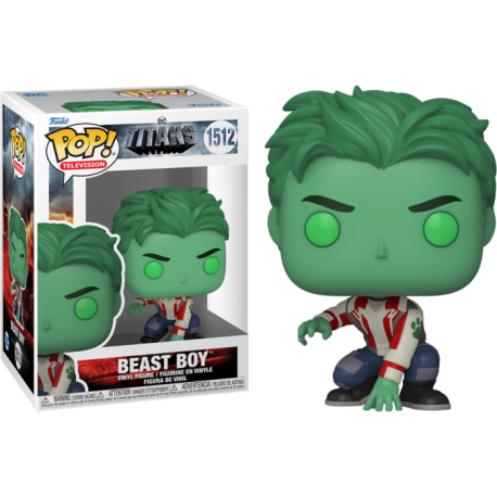 Funko Pop 1512 Beast Boy, DC Titans