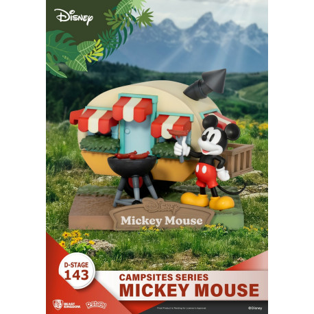 Disney - Mickey Mouse Campsites Series D-Stage 6" Diorama Statue