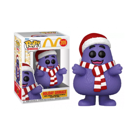 Funko Pop 205 Holiday Grimace, McDonalds