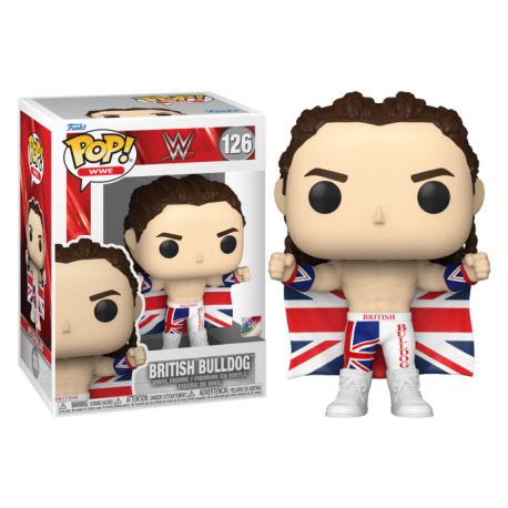 Funko Pop 126 British Bulldog, WWE