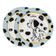 Disney - 101 Dalmatians - Set of Plates (2) Blue 19cm