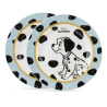 Disney - 101 Dalmatians - Borden Set (2) Blauw 19cm