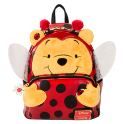 Loungefly Winnie the Pooh - Ladybug Cosplay 10" Faux Leather Mini Backpack