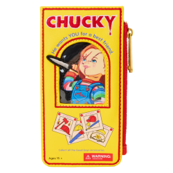 Loungefly Child's Play - Chucky Good Guys Box 6" Faux Leather Card Holder