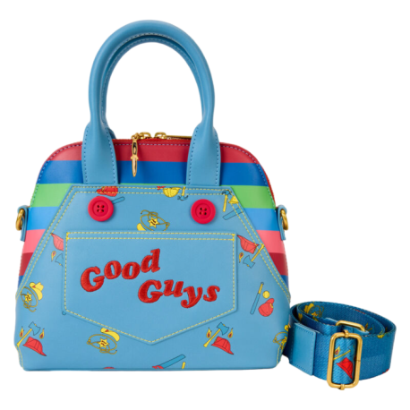 Loungefly Child's Play - Chucky Good Guys Overalls Cosplay 8" Faux Leather Crossbody Bag