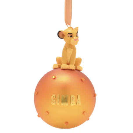 Disney Simba On A Glass Bauble, The Lion King