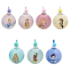 Disney Giftset met 7 Kerstballen - Prinsessen