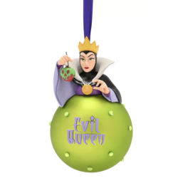 Disney Evil Queen On A Glass Bauble, Snow White