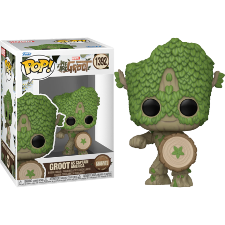 Funko Pop 1392 Groot as Captain America, We Are Groot