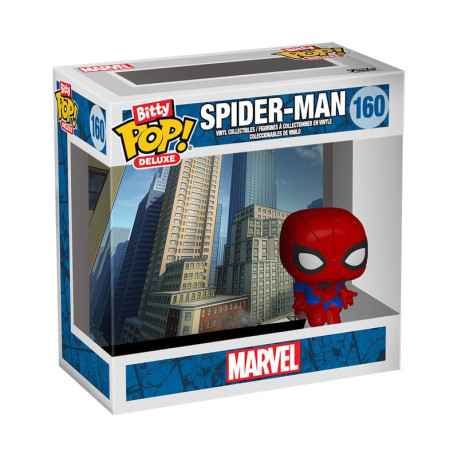 Spider-Man Bitty POP! Deluxe Vinyl Figure Spider-Man(Cityscape) 2,5 cm