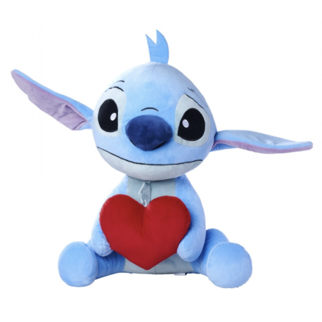 Disney - Stitch with Heart Plush (50cm)