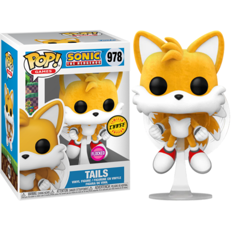 Funko Pop 978 Tails (Chase)(Flocked), Sonic The Hedgehog