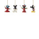 Disney Traditions - Mickey Mouse Hanging Ornaments Set of 4