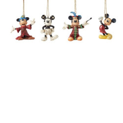 Disney Traditions - Mickey Mouse Hanging Ornaments Set of 4