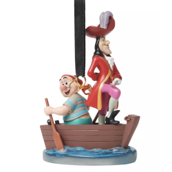 Disney Captain Hook and Mister Smee Sketchbook Ornament, Peter Pan