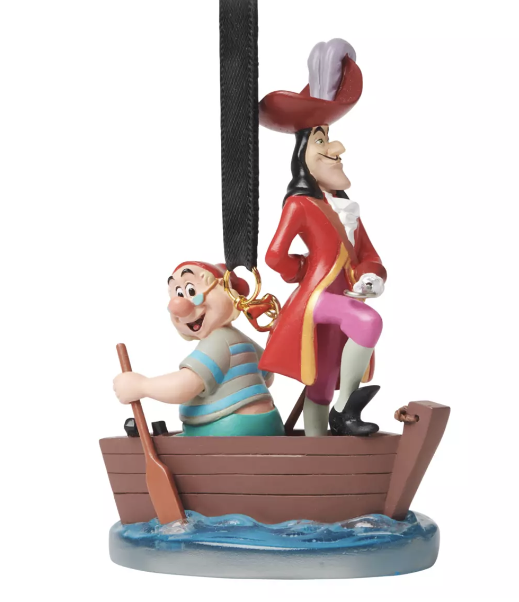 Disney Captain Hook and Mister Smee Sketchbook Ornament
