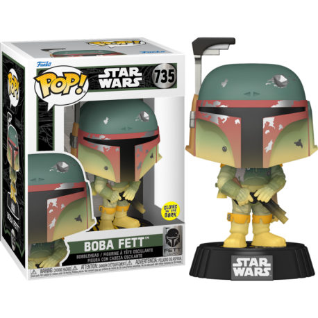 Funko Pop 735 Boba Fett (Glow In The Dark), Star Wars