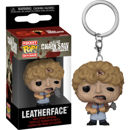 The Texas Chainsaw Massacre - Leatherface with Hammer 50th Anniversary Pocket Pop! Vinyl Keychain