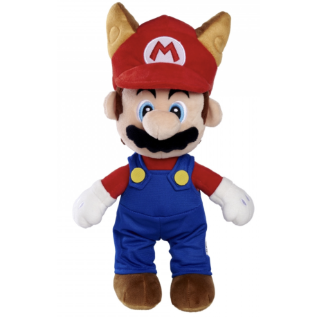 Nintendo - Super Mario Bros - Mario Racoon Plush 30cm