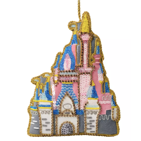 Walt Disney World Cinderella Castle Beaded Ornament